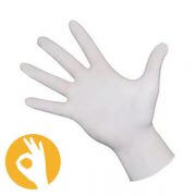 Nitril handschoenen wit examination