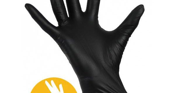 Behoren Hollywood Gelijkenis Nitril handschoenen zwart. Goedgekeurd en veilig.superhandschoen