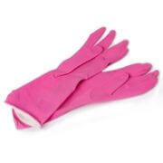 Latex roze huishoudhandschoen